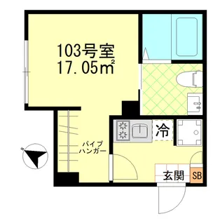 リバティー戸越公園【1階】の間取り