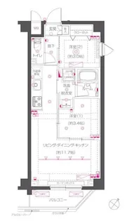 ZOOM下丸子【2階】の間取り