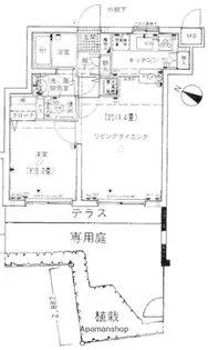 東急ドエル・アルス大森【1階】の間取り