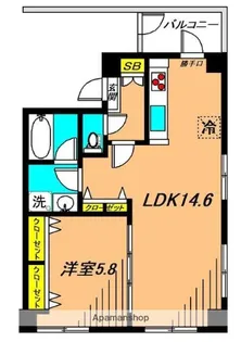 長原朝日ビル【2階】の間取り