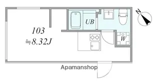 TRIAS816【203号室】の間取り