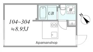 TRIAS816【204号室】の間取り