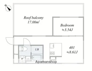 TRIAS262【4階】の間取り