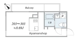 TRIAS262【2階】の間取り