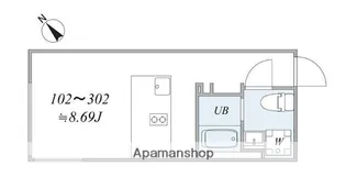 TRIAS262【3階】の間取り