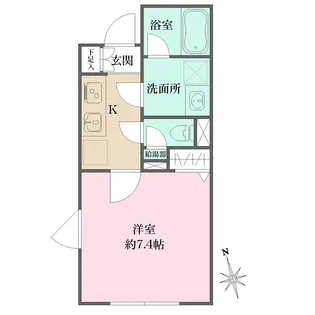 アトリオフラッツ三軒茶屋NORTH【3階】の間取り