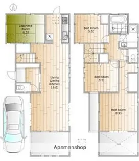 東京都大田区南久が原1丁目【一戸建】の間取り