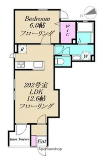 グレース戸越【1階】の間取り