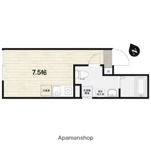 COCOFLAT蒲田【3階】の間取り