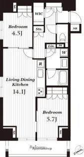 レグノ・カリテ品川シーサイド【2階】の間取り