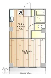 マンション富士【2階】の間取り