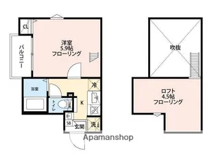 グランクオール梅屋敷【3階】の間取り