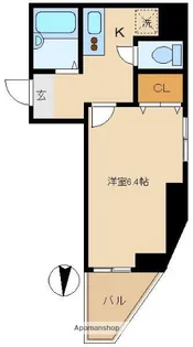 第37シンエイビル【4階】の間取り