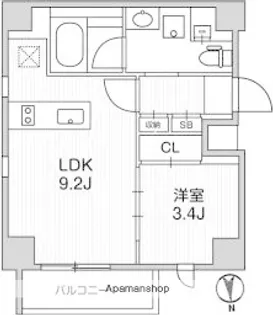 LIGHTHOUSE中馬込【2階】の間取り