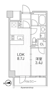 LIGHTHOUSE中馬込【2階】の間取り