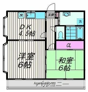 鳴島ビル【5階】の間取り