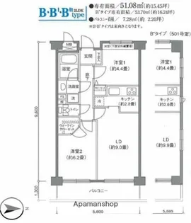 ステラコート【3階】の間取り