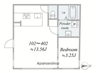 TRIAS315【4階】の間取り