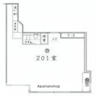 大森スカイレジデンス【201号室】の間取り