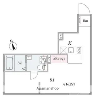 PREAS KAMATA【1階】の間取り