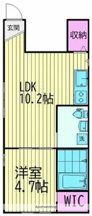 ニューキャッスルI【1階】の間取り