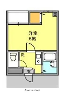 第45シンエイビル【2階】の間取り