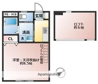 東大井CASASHIGE【2階】の間取り