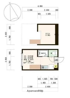 グランバレー大鳥居【2階】の間取り