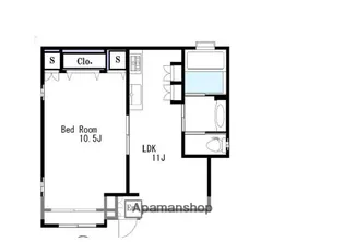 ハイツイチエ【1階】の間取り