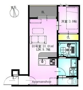 REGALEST KAMATA【3階】の間取り