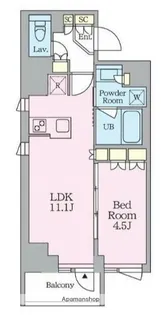 クレストコート旗の台【2階】の間取り