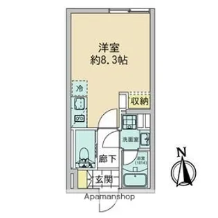 FOLSCLASS東蒲田【2階】の間取り