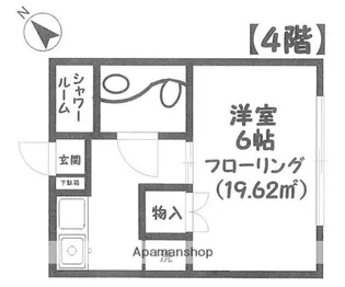 BERAIR大崎【2階】の間取り