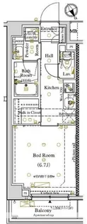 ARKMARK東大井【3階】の間取り