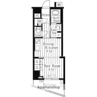 FEEL U 旗の台【2階】の間取り