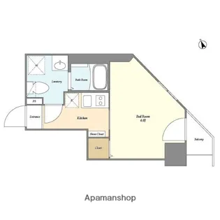 HY’S品川南大井【6階】の間取り