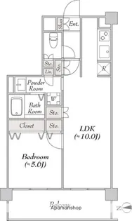 ミリアレジデンス大岡山【4階】の間取り