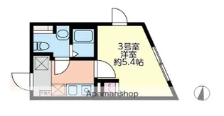 ミレドゥーエ西小山【3階】の間取り