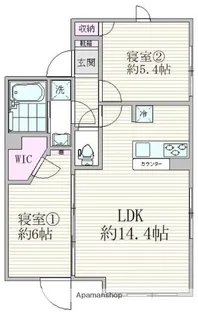 グランヴィル東蒲田【5階】の間取り