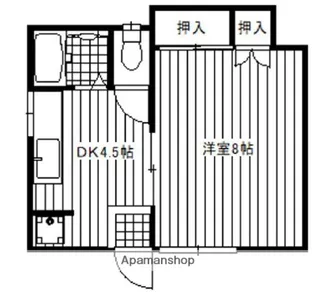 松原荘【102号室】の間取り