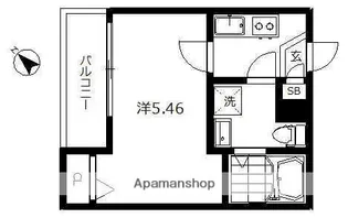 インベスト蒲田EAST7【2階】の間取り