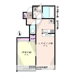 シュタール ヒュッテA棟【1階】の間取り