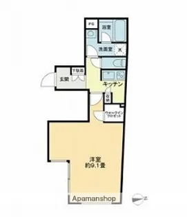 PREAS西大井【3階】の間取り