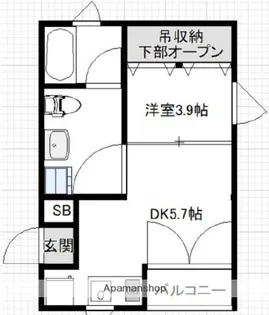 アルテ西糀谷【1階】の間取り