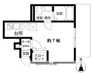 サンハイツ【103号室】の間取り