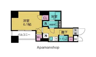 レガシア目黒リバーコート【5階】の間取り