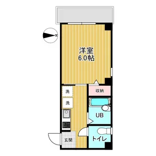 第39シンエイビル【4階】の間取り