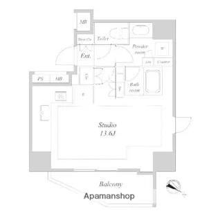 ネベル戸越公園【7階】の間取り