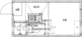パッソム鵜の木【2階】の間取り