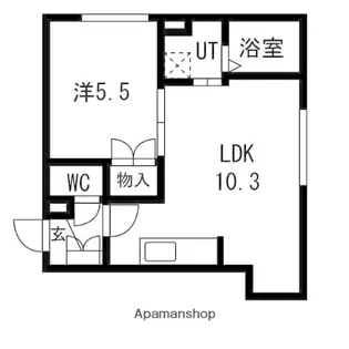 THE IKEGAMI RESIDENCE【1階】の間取り